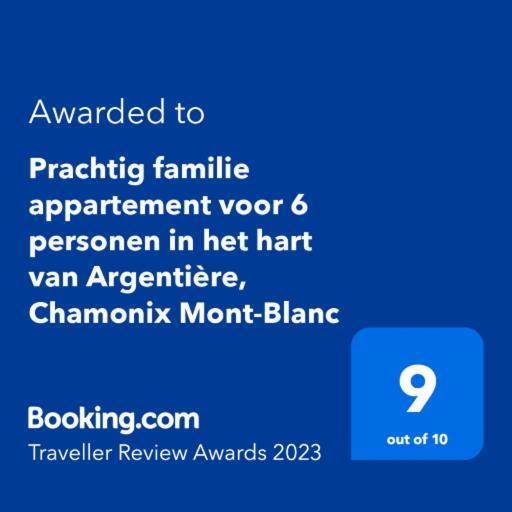 Prachtig Familie Appartement Voor 6 Personen In Het Hart Van Argentiere, Chamonix Mont-Blanc 외부 사진